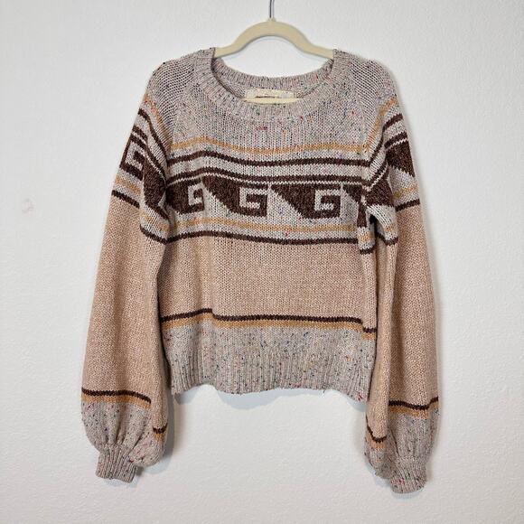 Jen’s Pirate Booty Dali Knit Sweater in Sand Size P/S - Picture 2 of 5